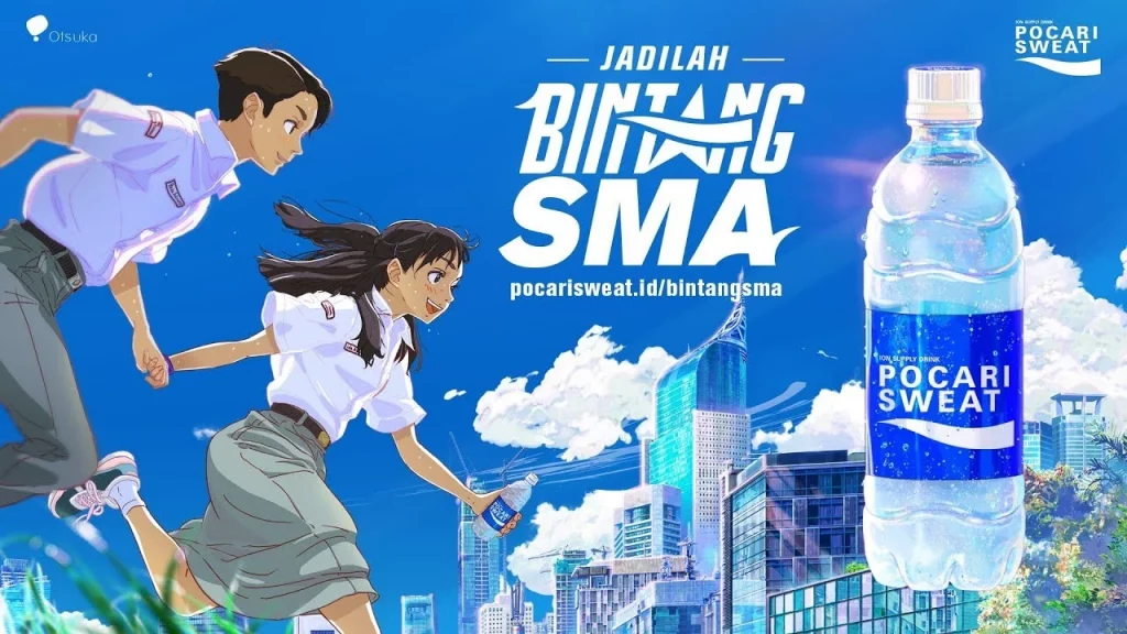 contoh iklan pocari sweat bertema anime