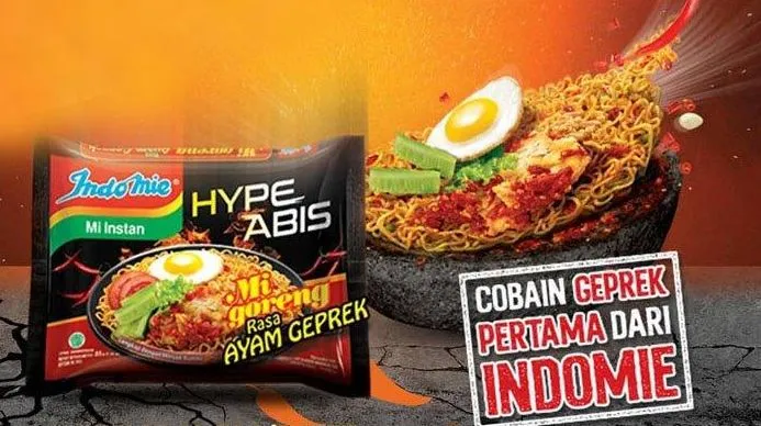 contoh iklan slogan poster indomie