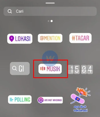 cara menggunakan instagram music